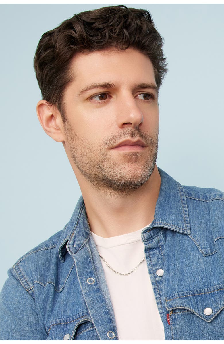 Oradina Men's Off The Grid Chain in Sterling Silver, Alternate, color, Silver