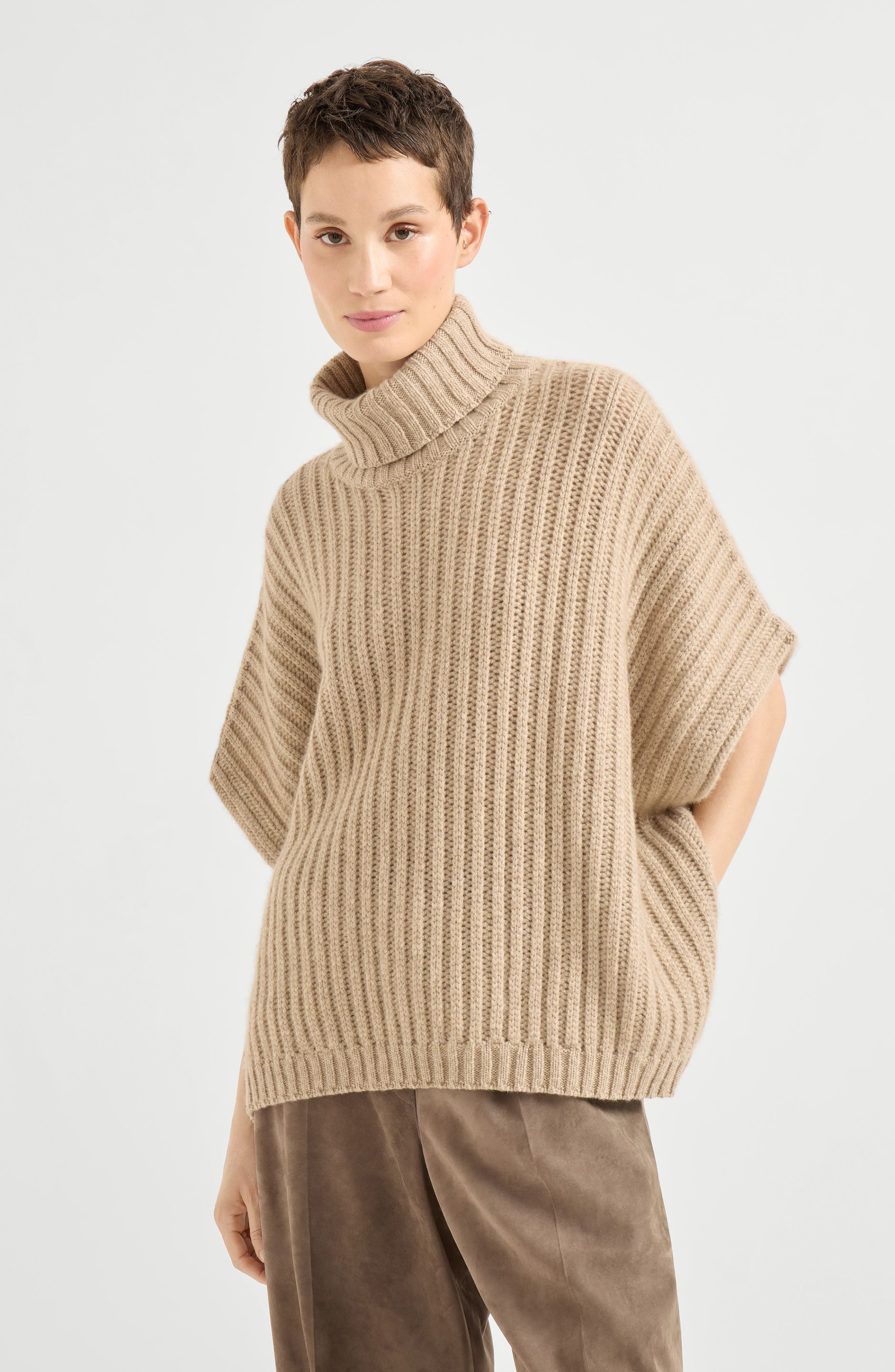 Poncho-style sweater - image 2