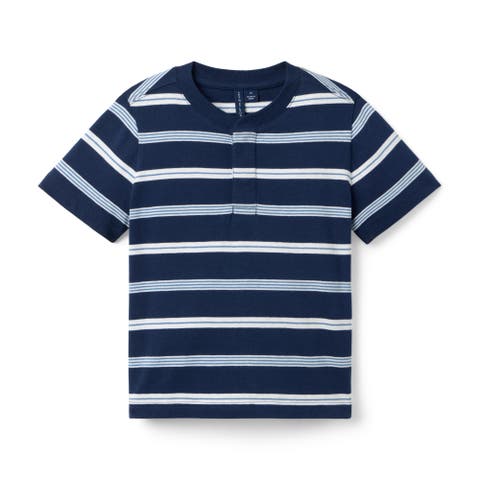 Striped Henley Tee