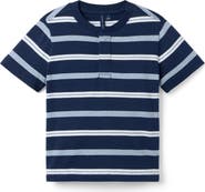 Janie and Jack Striped Henley Tee