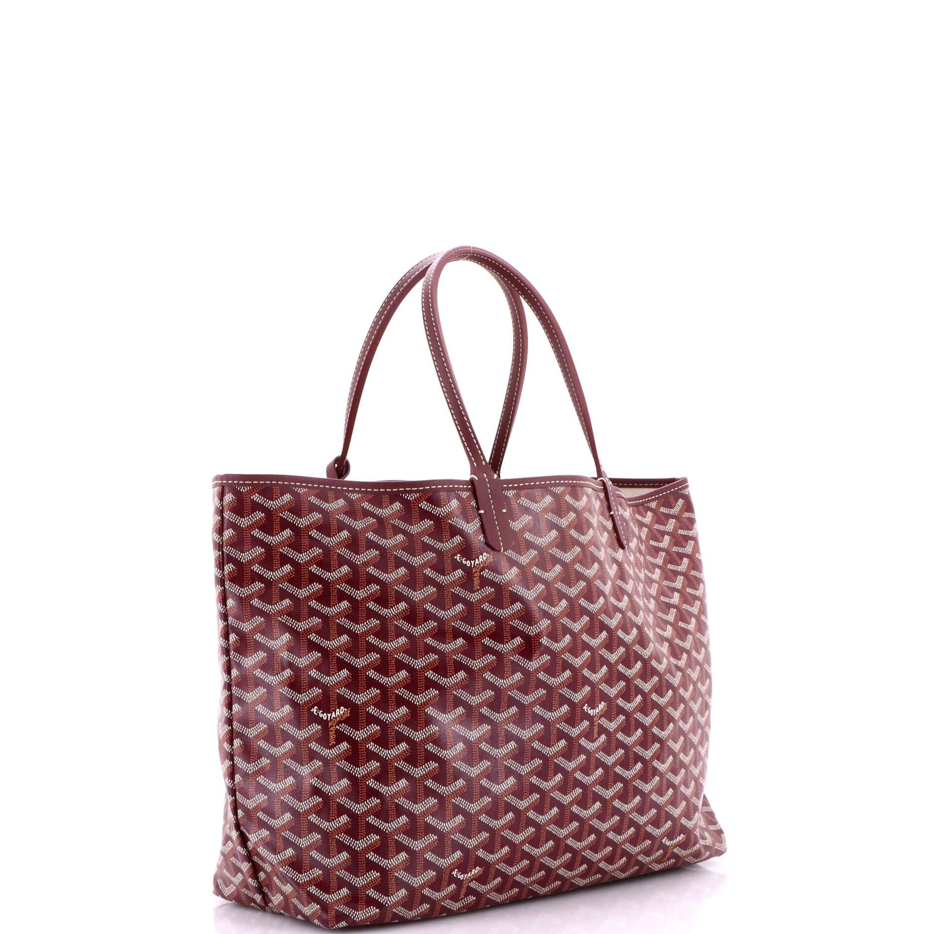 Pre-Owned Goyard Saint Louis Tote Coated Canvas PM, Alternate, color, Red