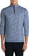 Bugatchi OoohCotton® Quarter Zip Pullover