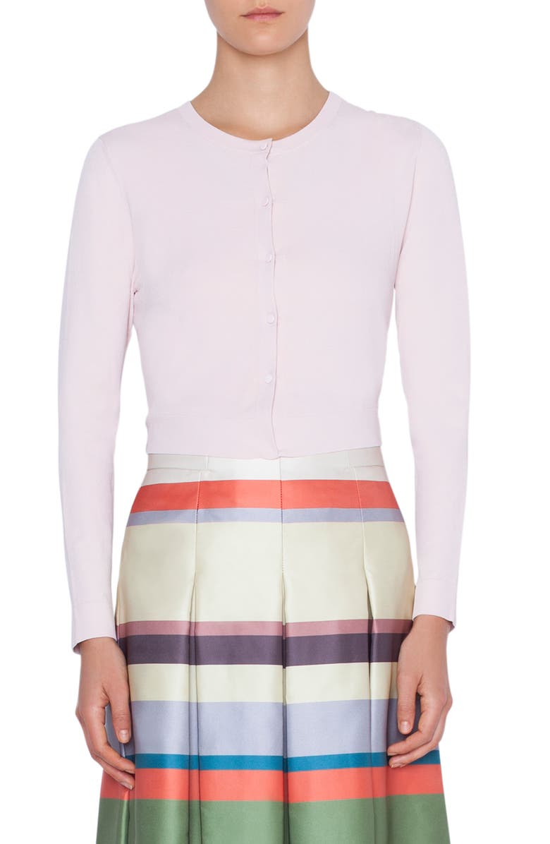 Akris punto Knit Cardigan, Main, color, 