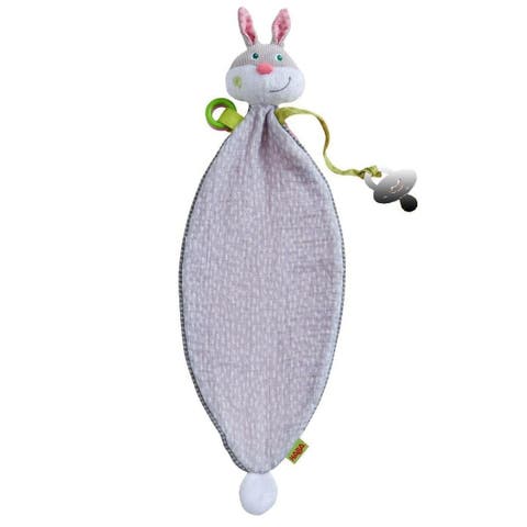 Bunny Hops Baby Blanket and Crinkle Toy