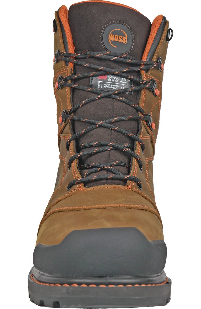 Hoss Boot Company HOSS Clash Soft Toe Insulated Work Boot, Alternate, color, Brown