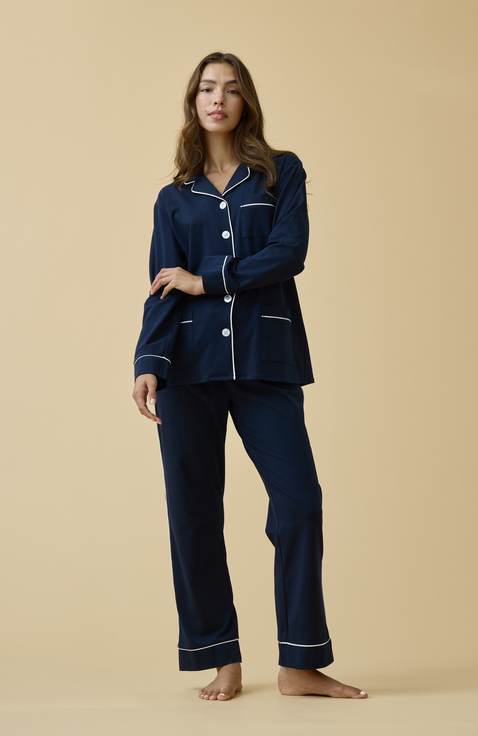 Luxe Stretch Cotton Pajama Set