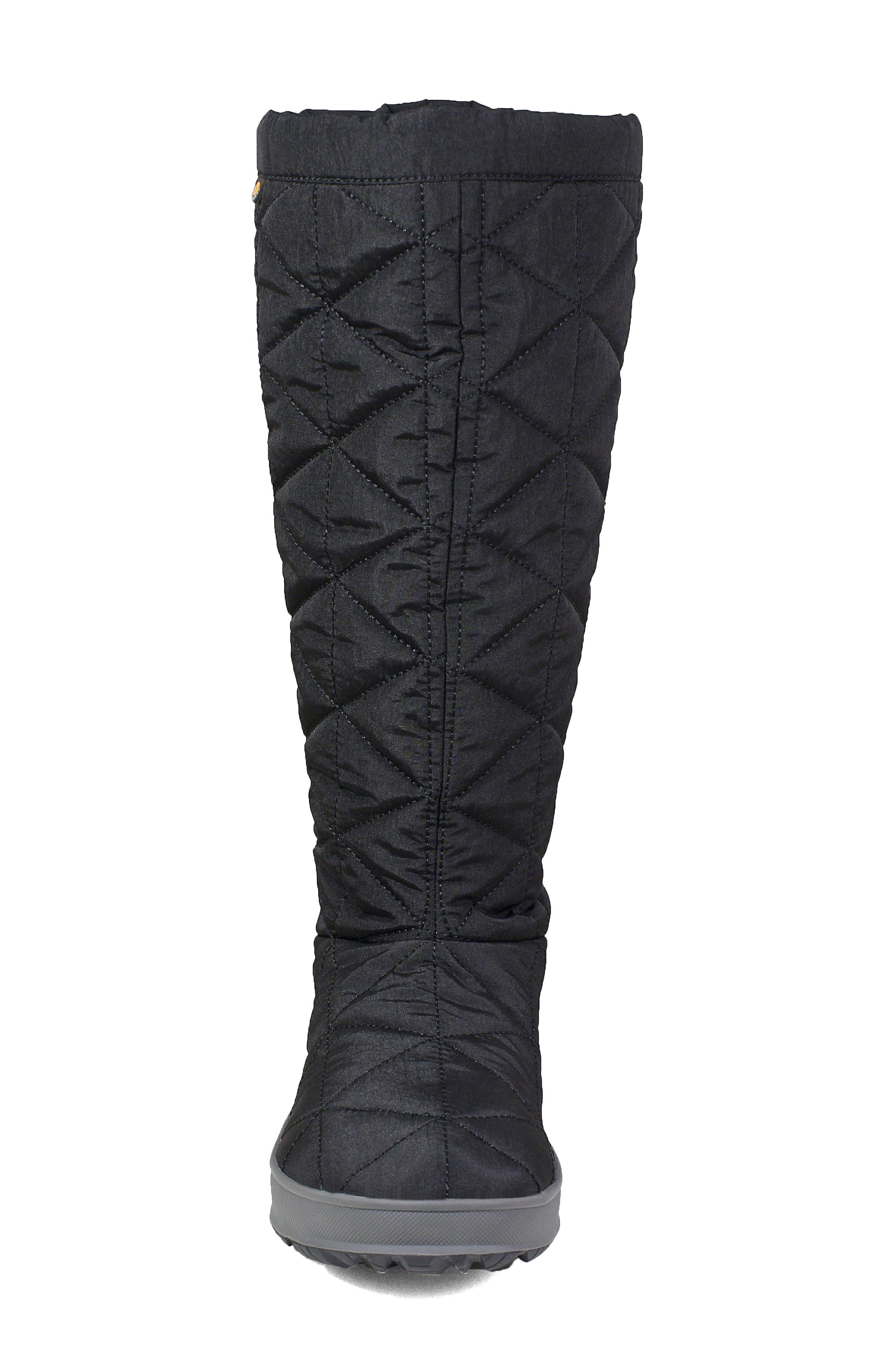 Bogs Snowday Tall Waterproof Quilted Snow Boot, Alternate, color, 
