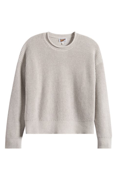 The Arden Crewneck Cotton Sweater
