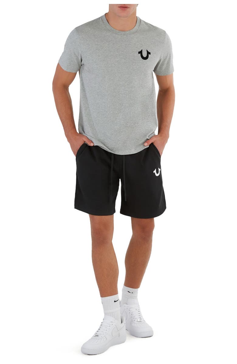 True Religion Brand Jeans HS Sweatshorts, Main, color, 