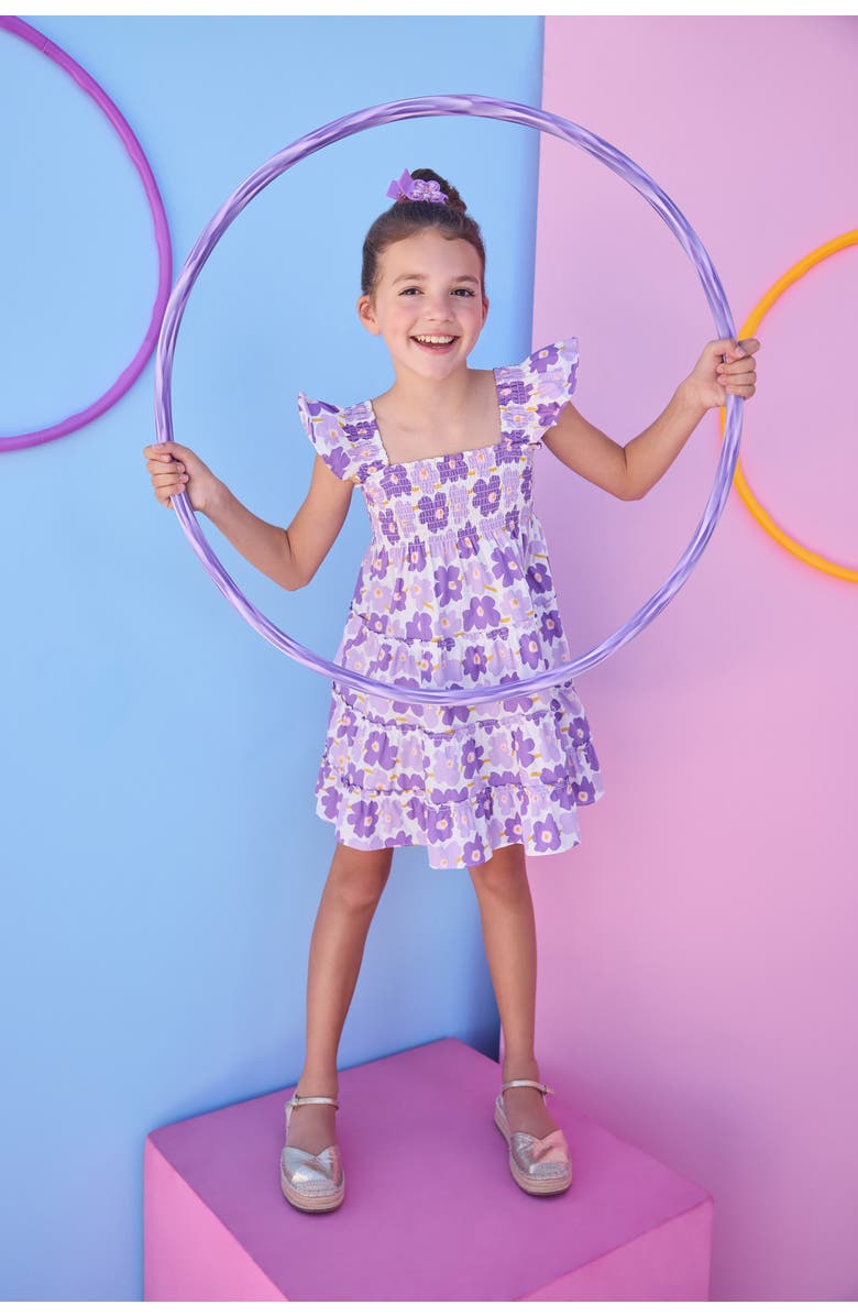 BISBY Kids' Twirl Dress, Alternate, color, Piccadilly Purple