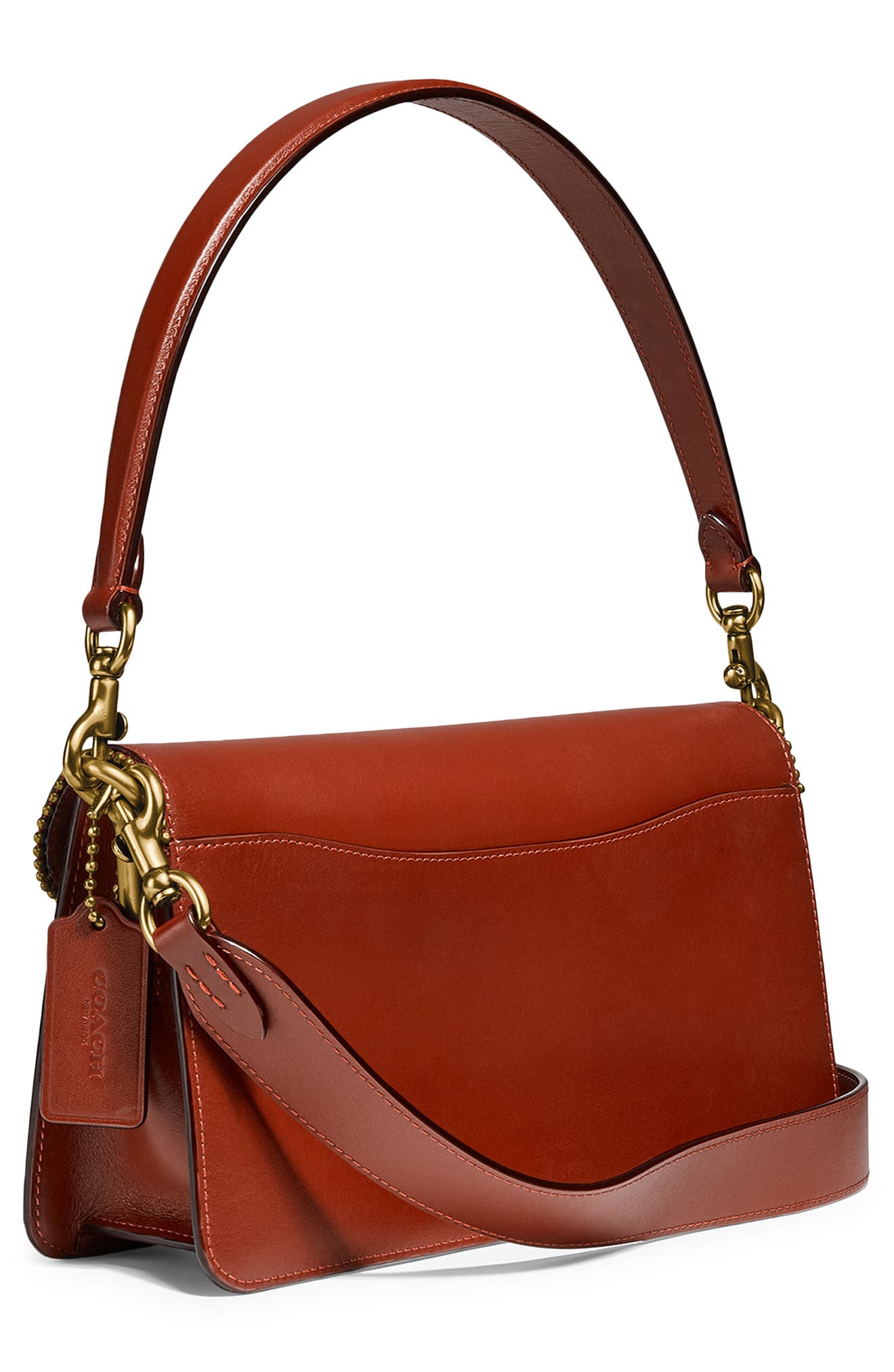 COACH Tabby 26 Coated Canvas & Leather Shoulder Bag, Alternate, color, 