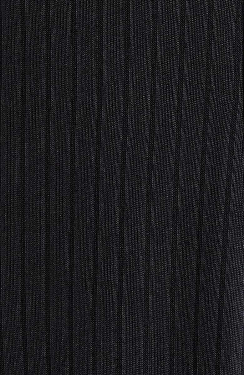 French Connection Rib Button Front Chemise, Alternate, color, Utility Blue