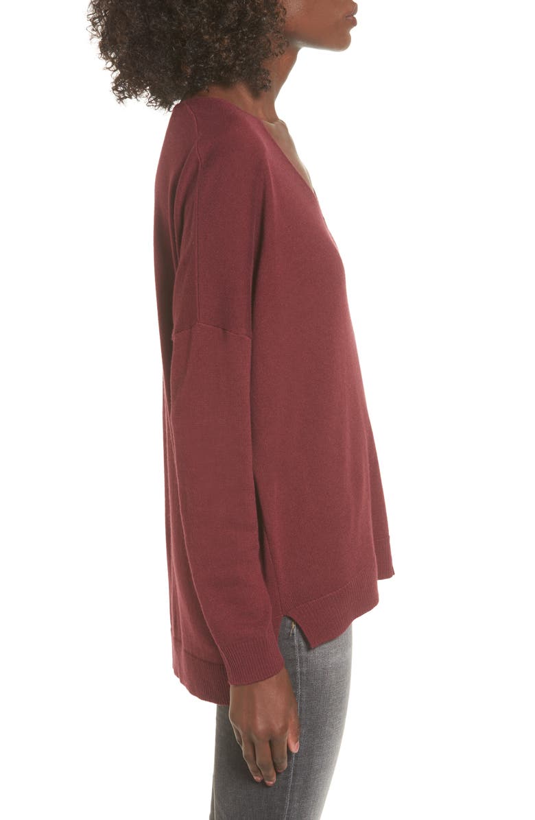 Leith V-Neck Sweater, Alternate, color, 
