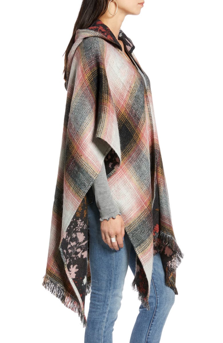 Treasure & Bond Reversible Ruana, Alternate, color, 