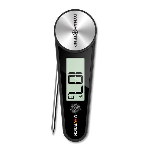 Maverick Dynamo Temp Instant Read Food Thermometer In Black