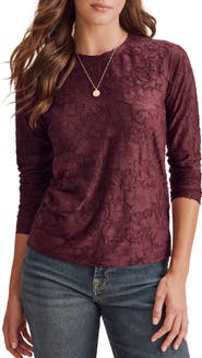 Splendid Cecelia Floral Long Sleeve Top