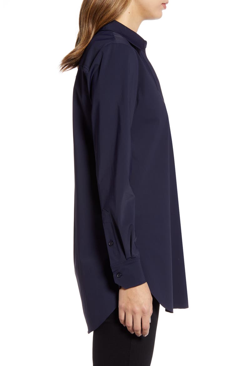 'Lyssentials Schiffer Shirt, Alternate, color, TRUE NAVY