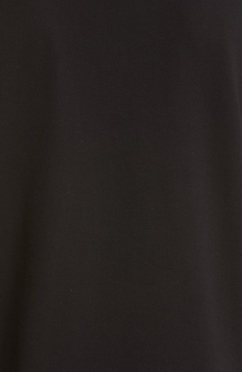 Moncler Tipped Long Sleeve Piqué Polo, Alternate, color, 