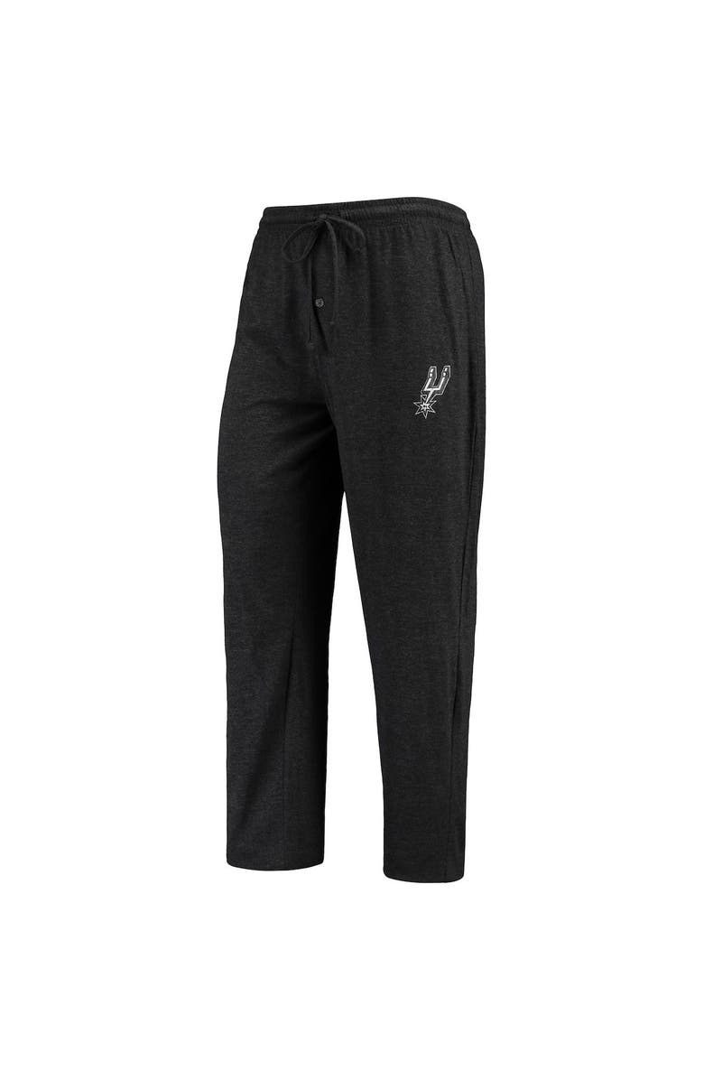 CONCEPTS SPORT Men's Concepts Sport Gray/Black San Antonio Spurs Long Sleeve T-Shirt & Pants Sleep Set, Alternate, color, 
