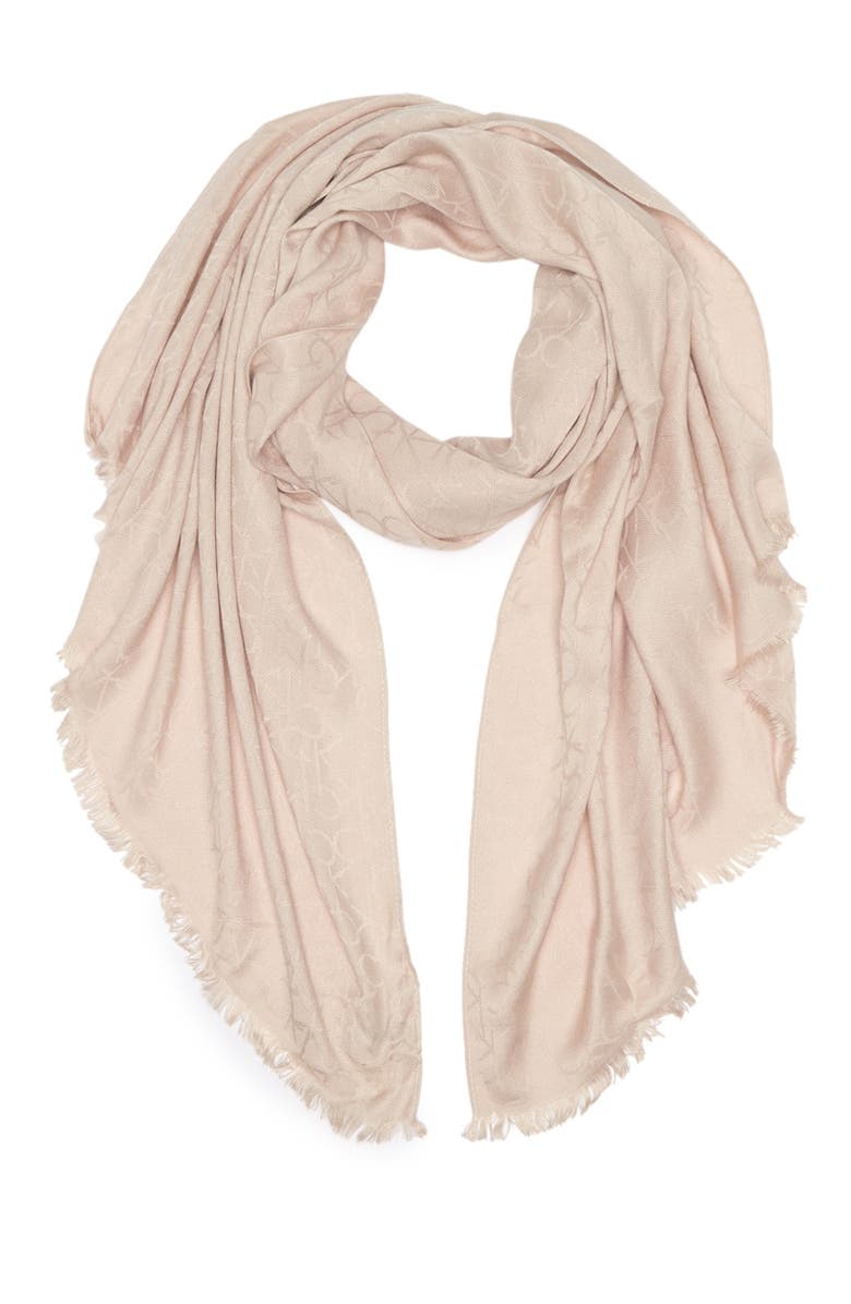 Monogram Logo Pashmina Scarf