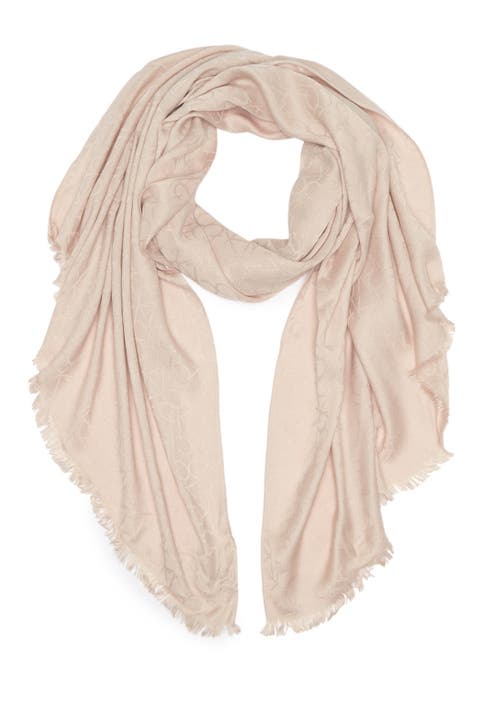 Monogram Logo Pashmina Scarf