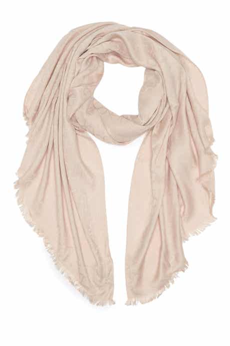 Calvin Klein Monogram Logo Pashmina Scarf