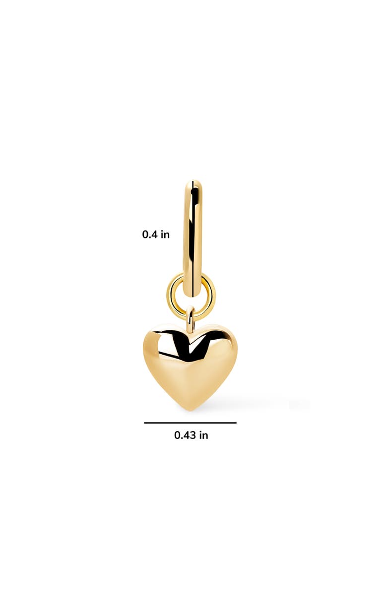 Ana Luisa Heart Earrings - Wesley Gold, Alternate, color, 