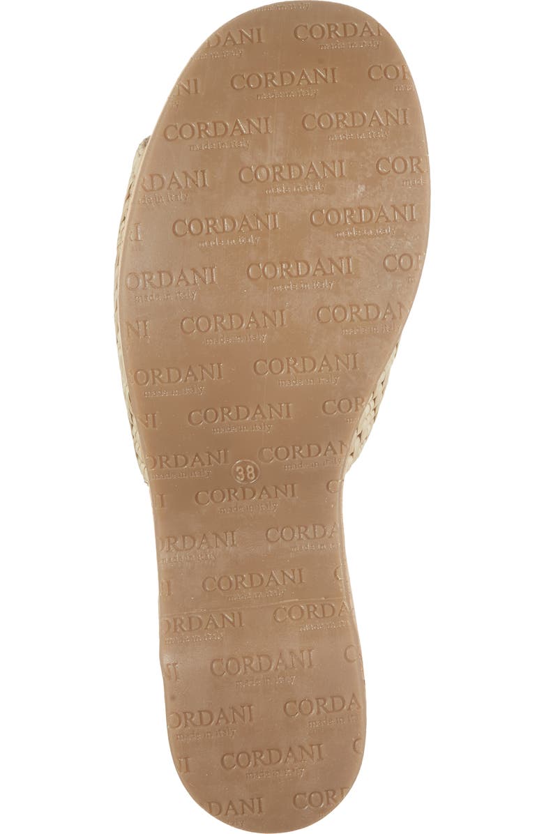 Cordani Joey Platform Slide Sandal, Alternate, color, Beige Raffia
