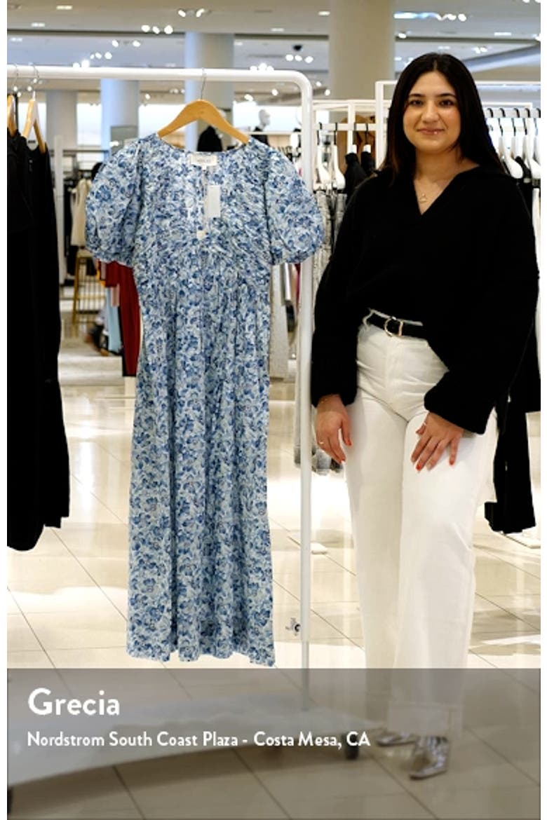 The Gallery Floral Cotton Midi Dress video