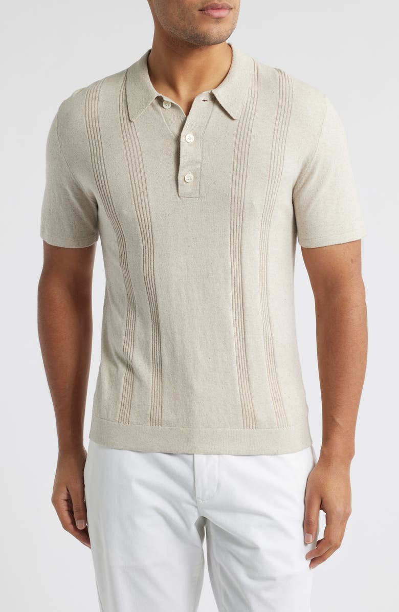 Rails Cillian Knit Short Sleeve Button-Up Shirt, Main, color,
