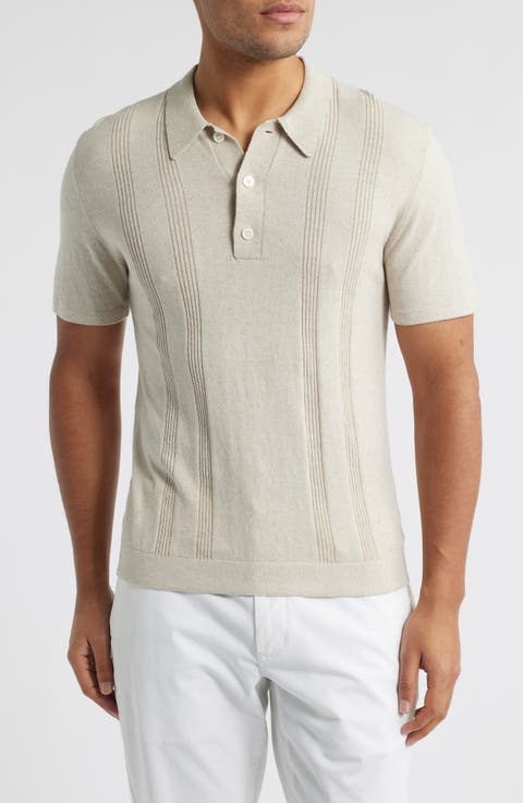 Cillian Knit Short Sleeve Button-Up Shirt