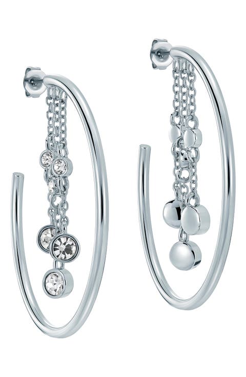 Cassidy Cascade Hoop Earrings