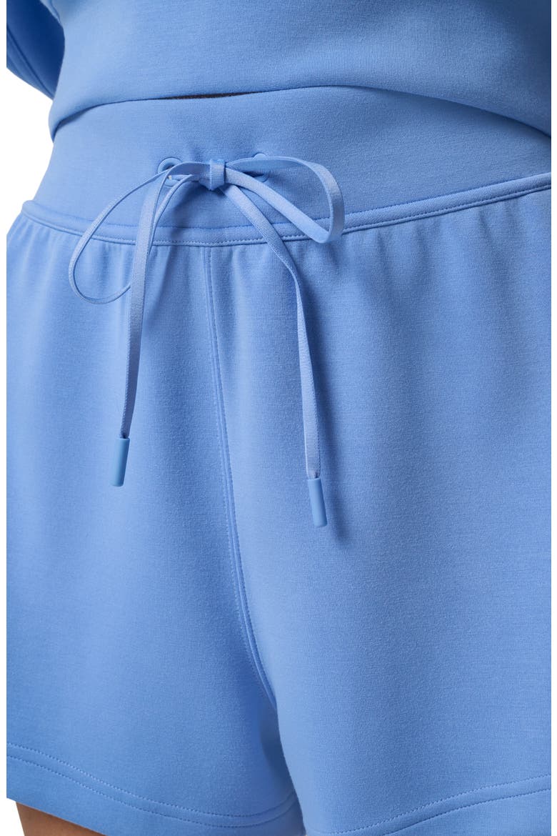 Cloudscape Sweat Shorts, Alternate, color, HEATHER CORNFLOWER BLUE