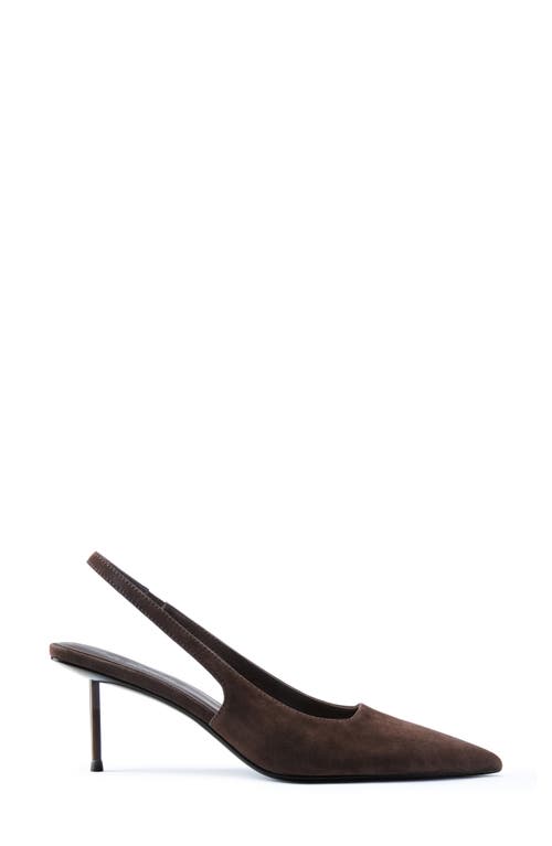 Femme La G55 Slingback Pump In Brown