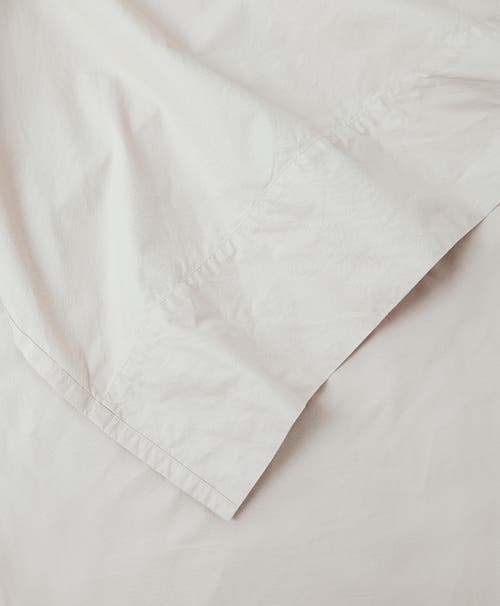 Pact Organic Cool-air Percale Flat Sheet In Neutral