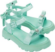 Melissa Town Bow Ankle Strap Platform Sandal