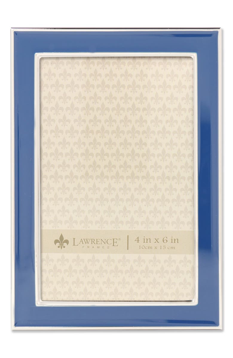 Lawrence Frames Navy Enamel Frame, 4"x6", Main, color, Navy