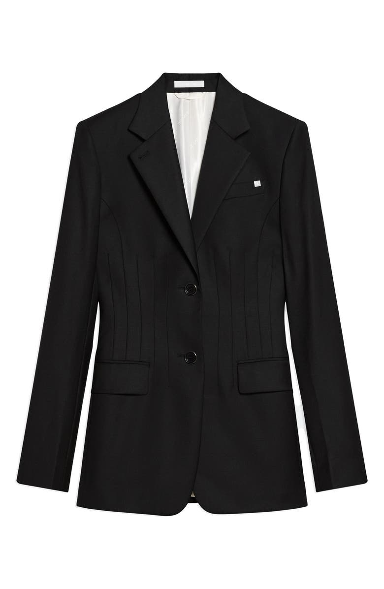 Helmut Lang Classic Wool Blazer, Alternate, color,