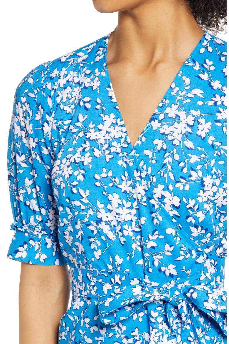 Wrap Dress, Alternate, color, BLUEBELL