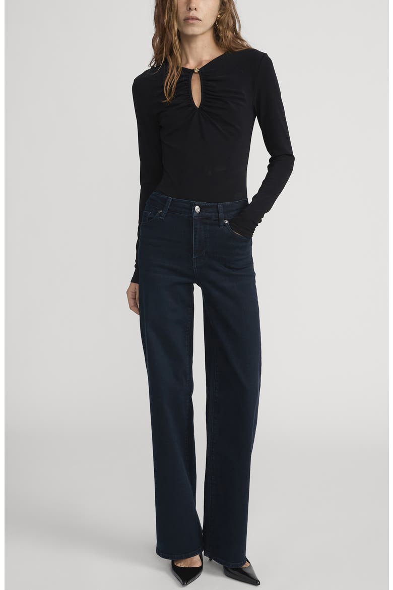 Le Slim Palazzo High Waist Wide Leg Jeans, Alternate, color, CENTURY