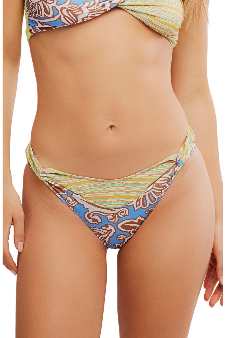 Donna Reversible Bikini Bottoms, Main, color, MOONLIT OASIS COMBO