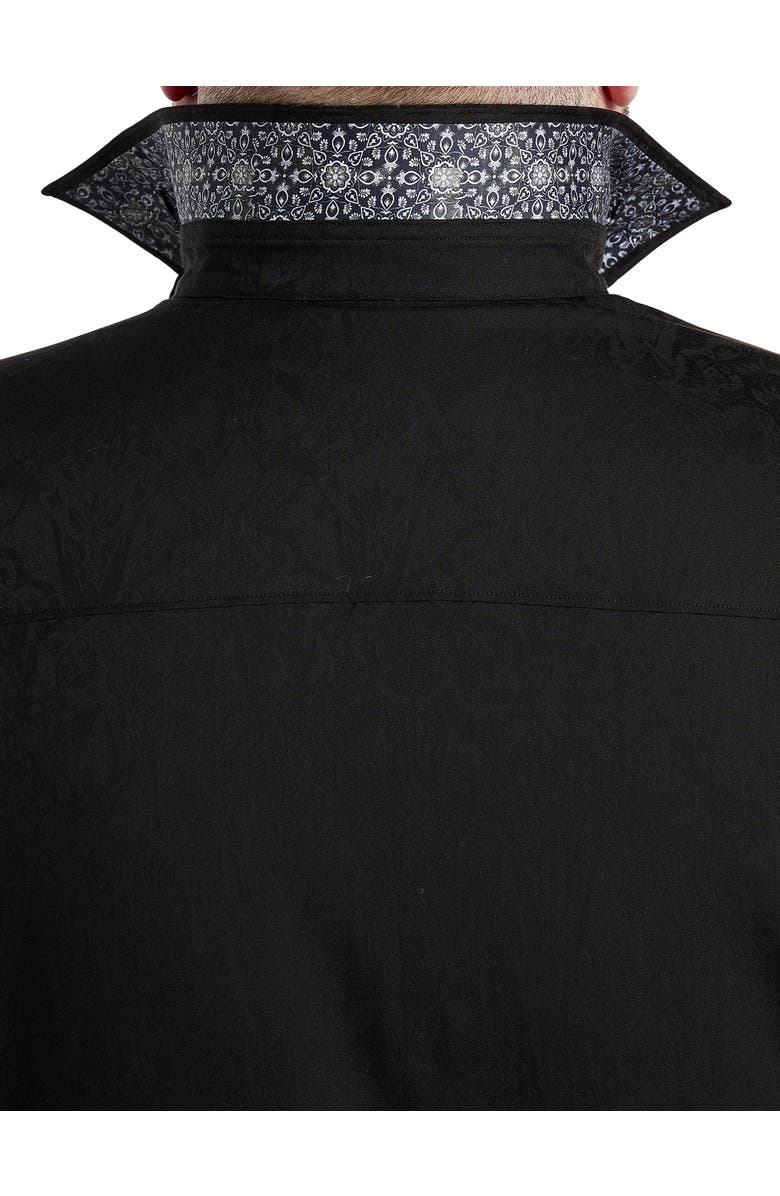 Robert Graham Highland Sport Shirt, Alternate, color, Black