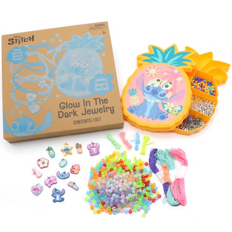 Glow In The Dark Jewelry, Stitch, DIY Craft Activity Set