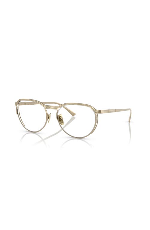 Ferrari 55mm Oval Optical Glasses In Gold