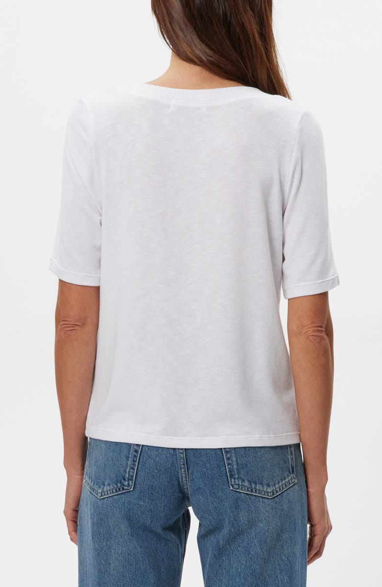 Michael Stars Matty V-Neck T-Top, Alternate, color, White