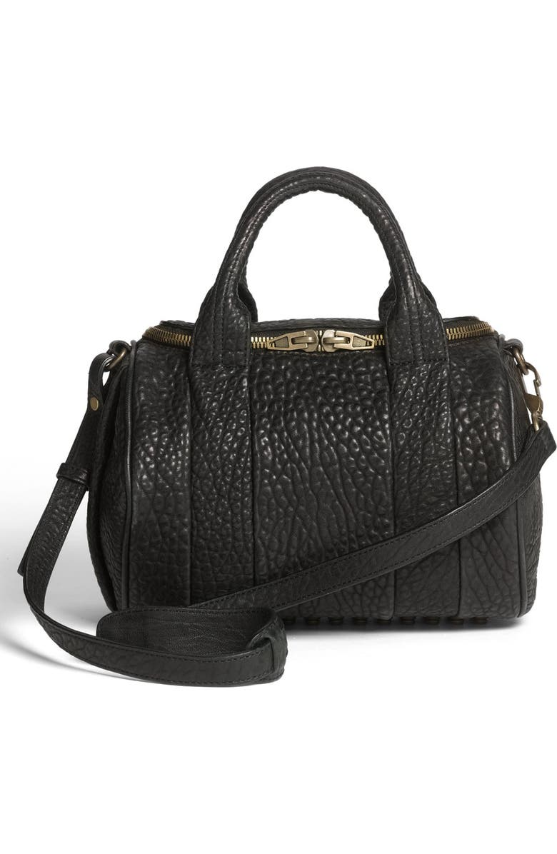 Alexander Wang 'Rockie - Antique Brass' Leather Crossbody Satchel, Main, color,
