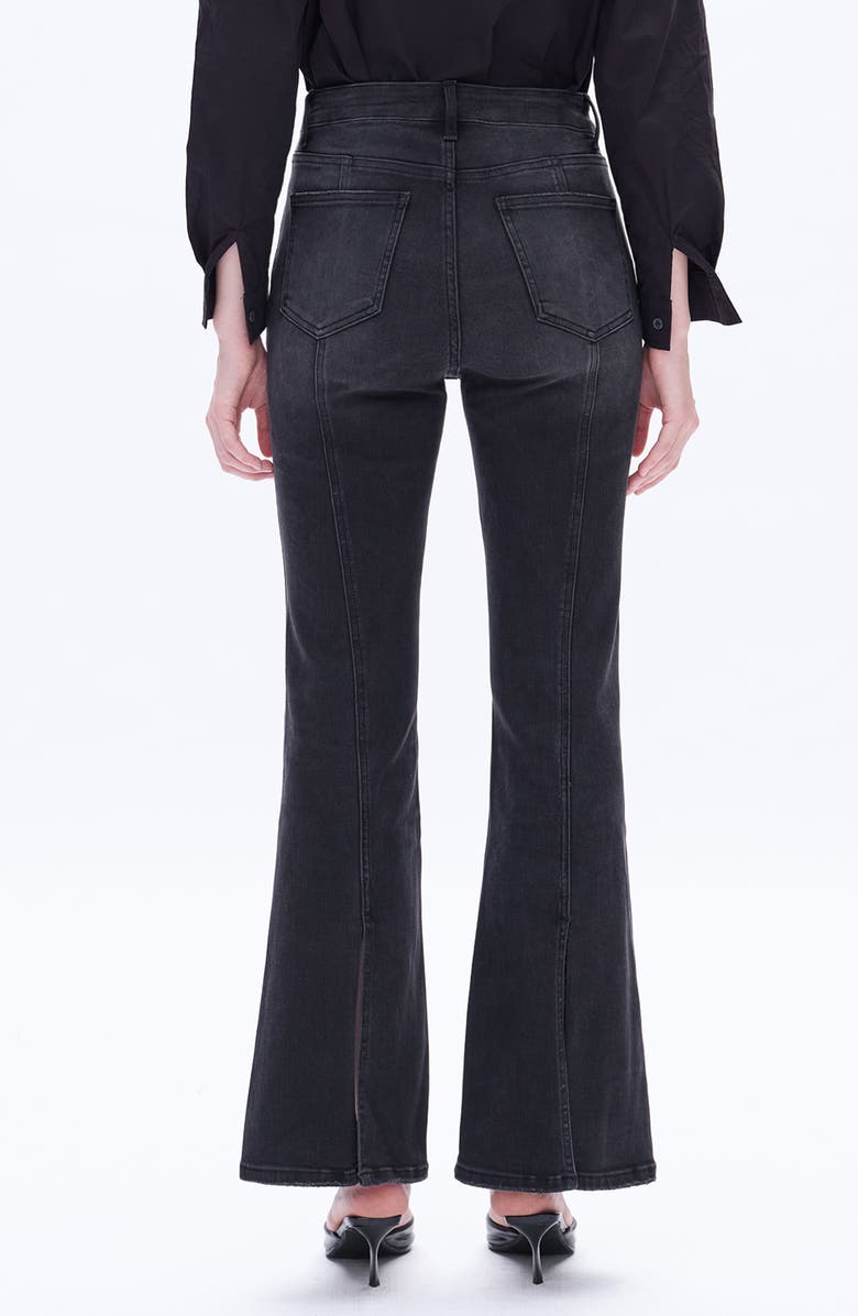 Bayeas High Waist Distressed Bootcut Jeans, Alternate, color, 