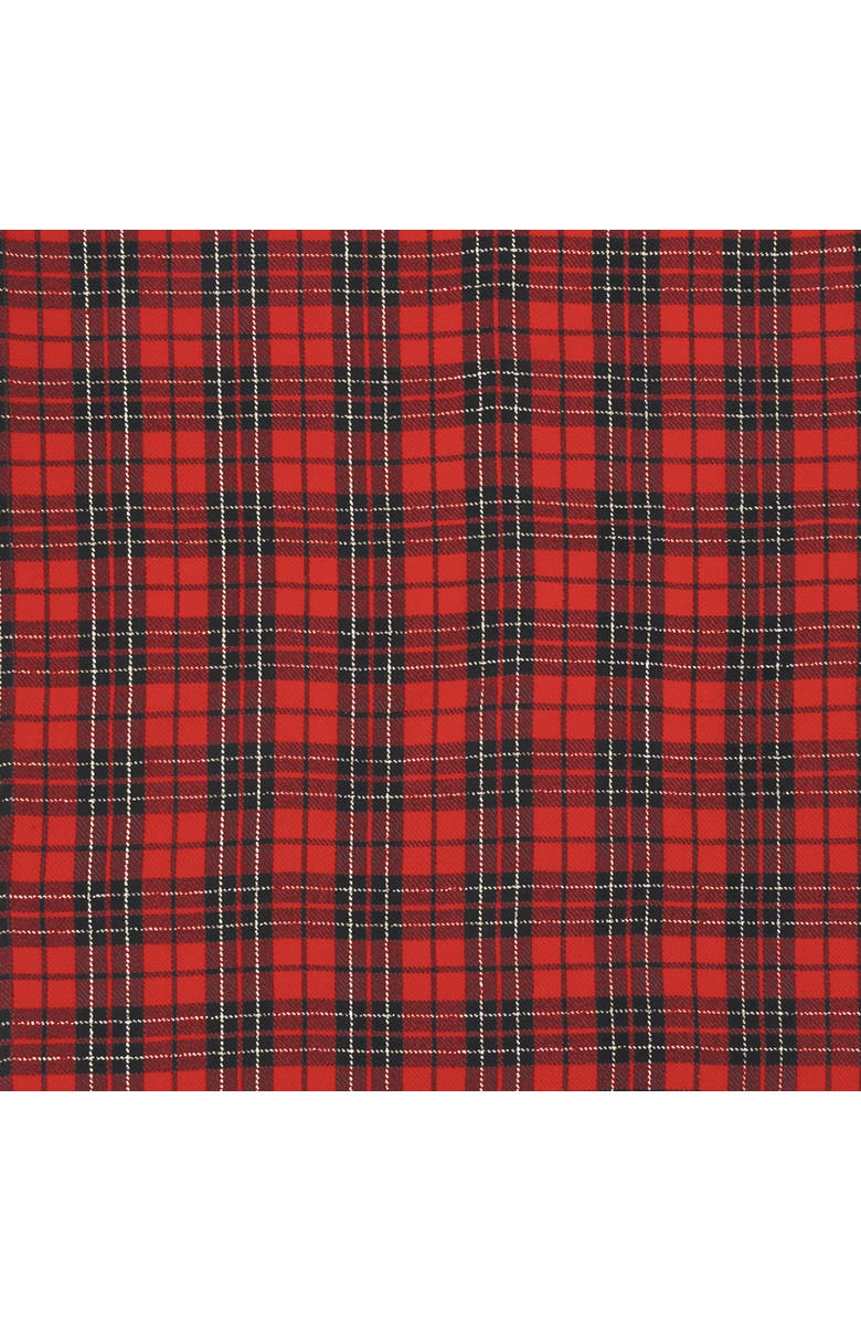 C&F Home Red Black Plaid Woven Kitchen Towel, Alternate, color, Red