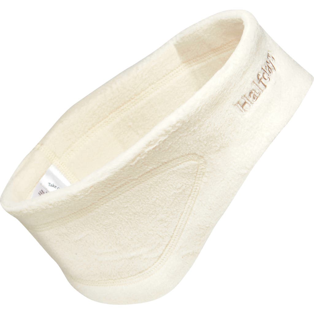 Halfdays Penny Fleece Headband in Oat Milk