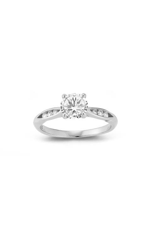 Round Moissanite Ring